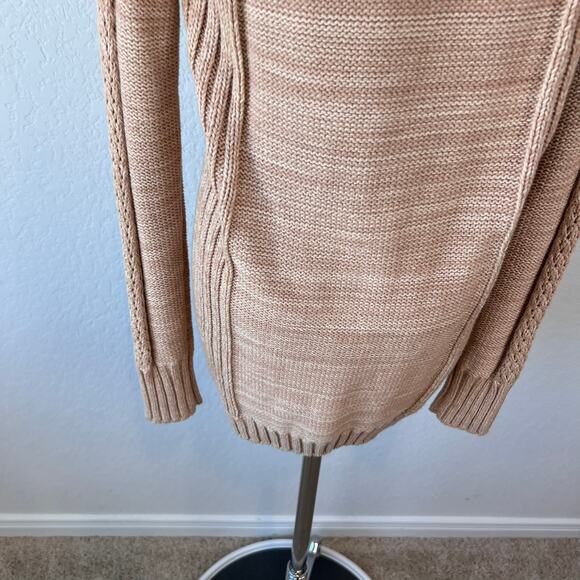 NWT Vintage Moda International Cable Knit Button Up Sweater size Small Academia - Picture 12 of 12